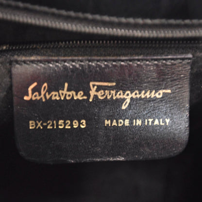 FASHIONPHILE SALVATOREFERRAGAMOLizardEmbossedLadyGanciniBlack 9 of 9