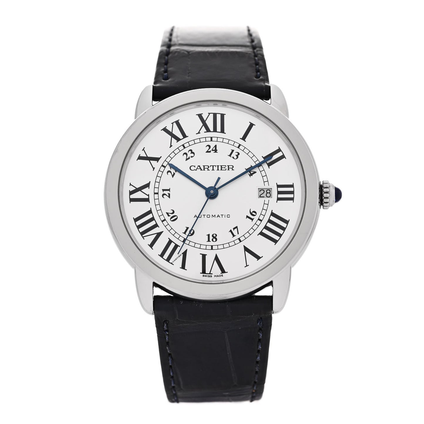 Stainless Steel Alligator 42mm Ronde Solo Automatic Watch