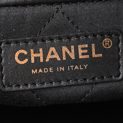 Chanel Shiny Calfskin Quilted Small Chanel 22 Black 8 of 12