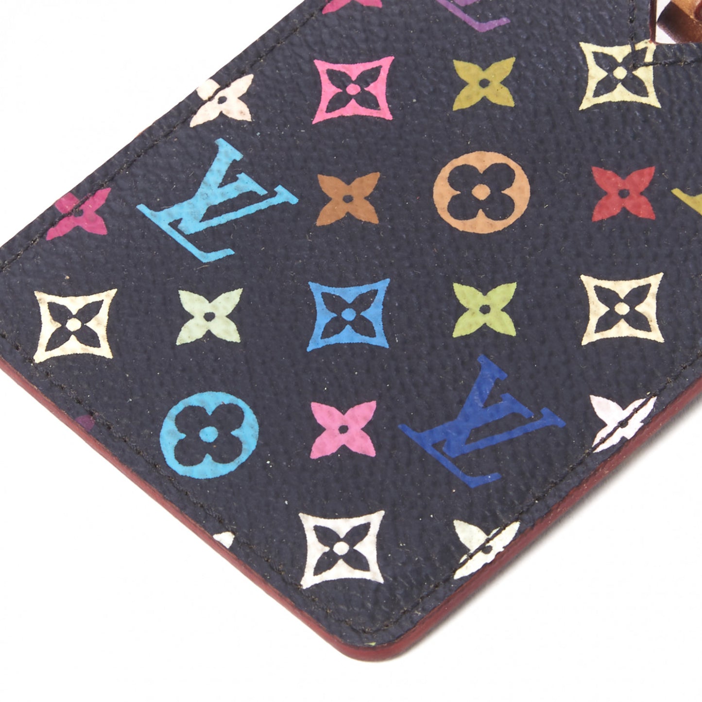 Monogram Multicolor Mirror and Case Pouch Black
