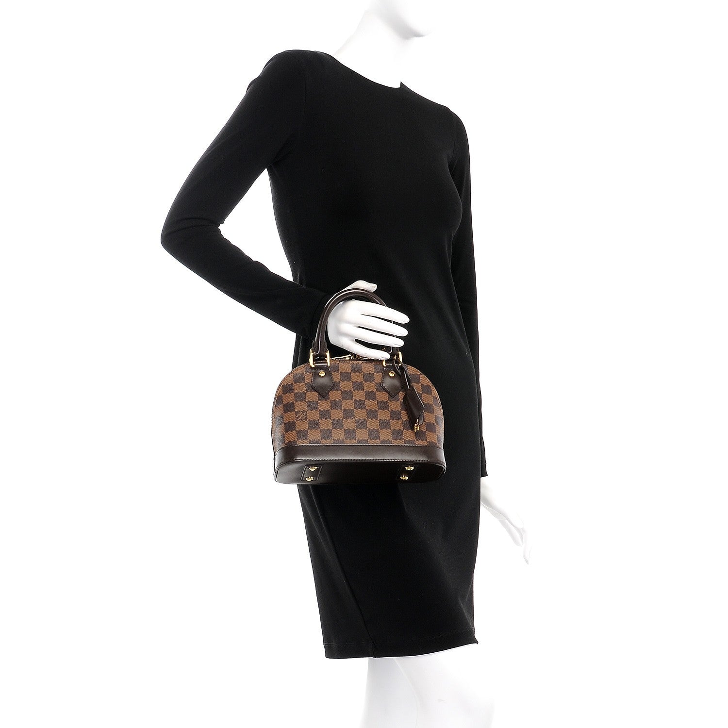 Louis Vuitton Damier Ebene Alma BB 3 of 8