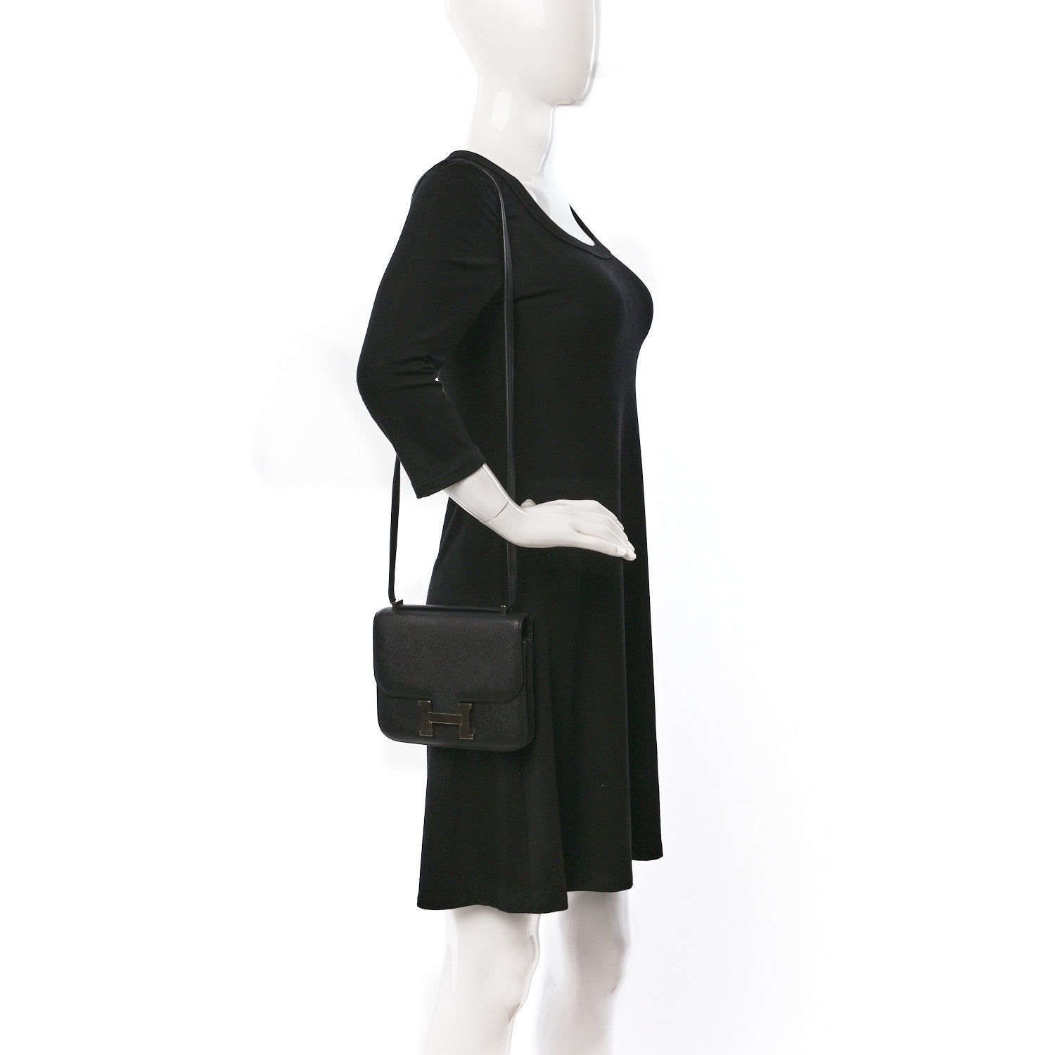 Hermes Epsom Constance 18 Black 2 of 10