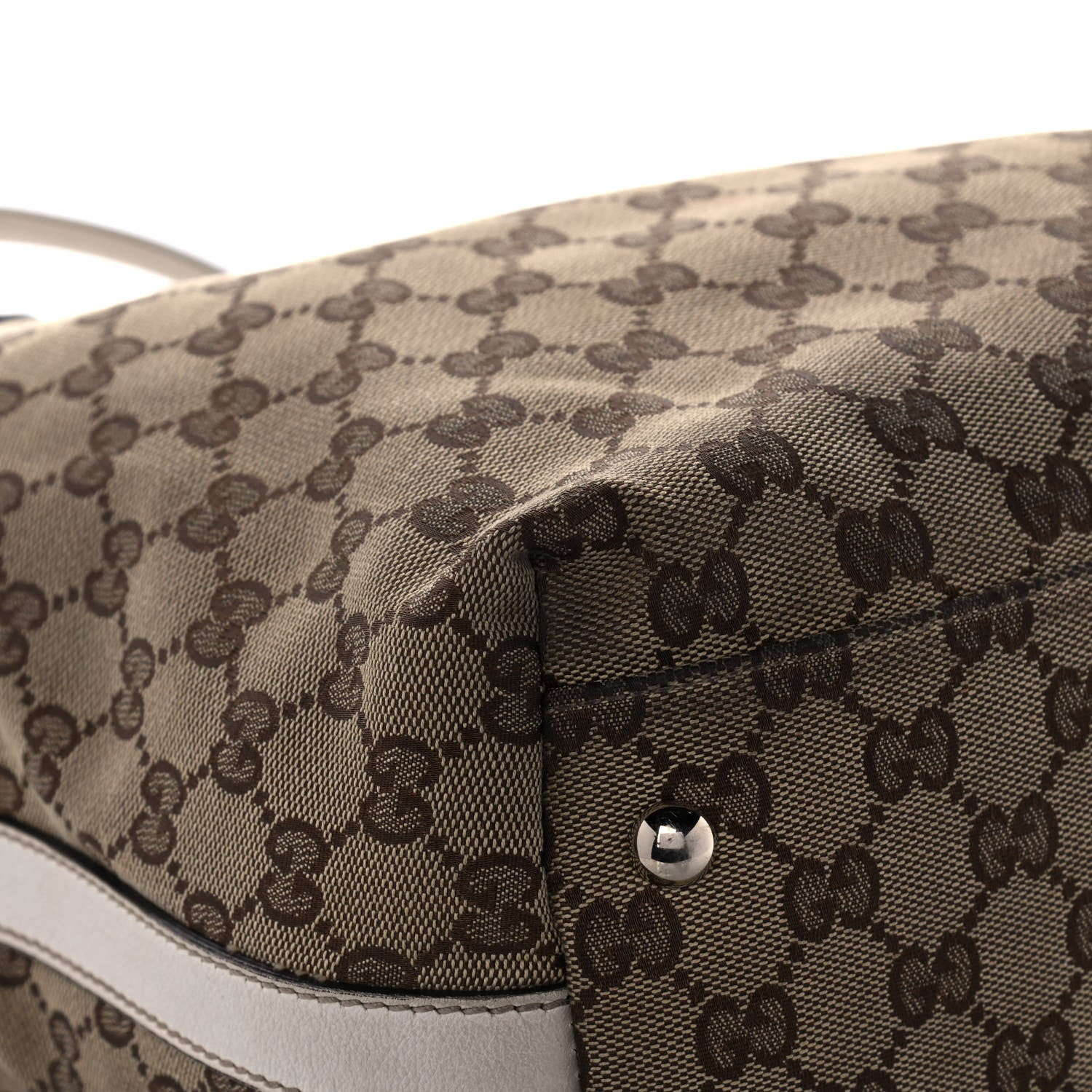 Gucci GG Monogram Medium Match Ball Tote Off White 10 of 15