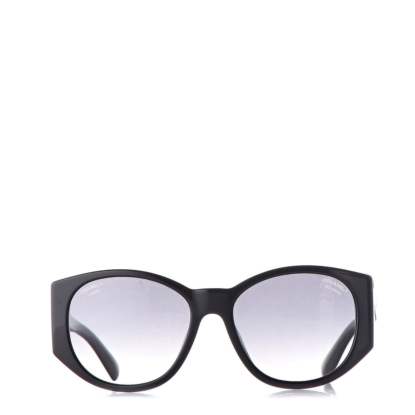 Oval Sunglasses 5411-A Black