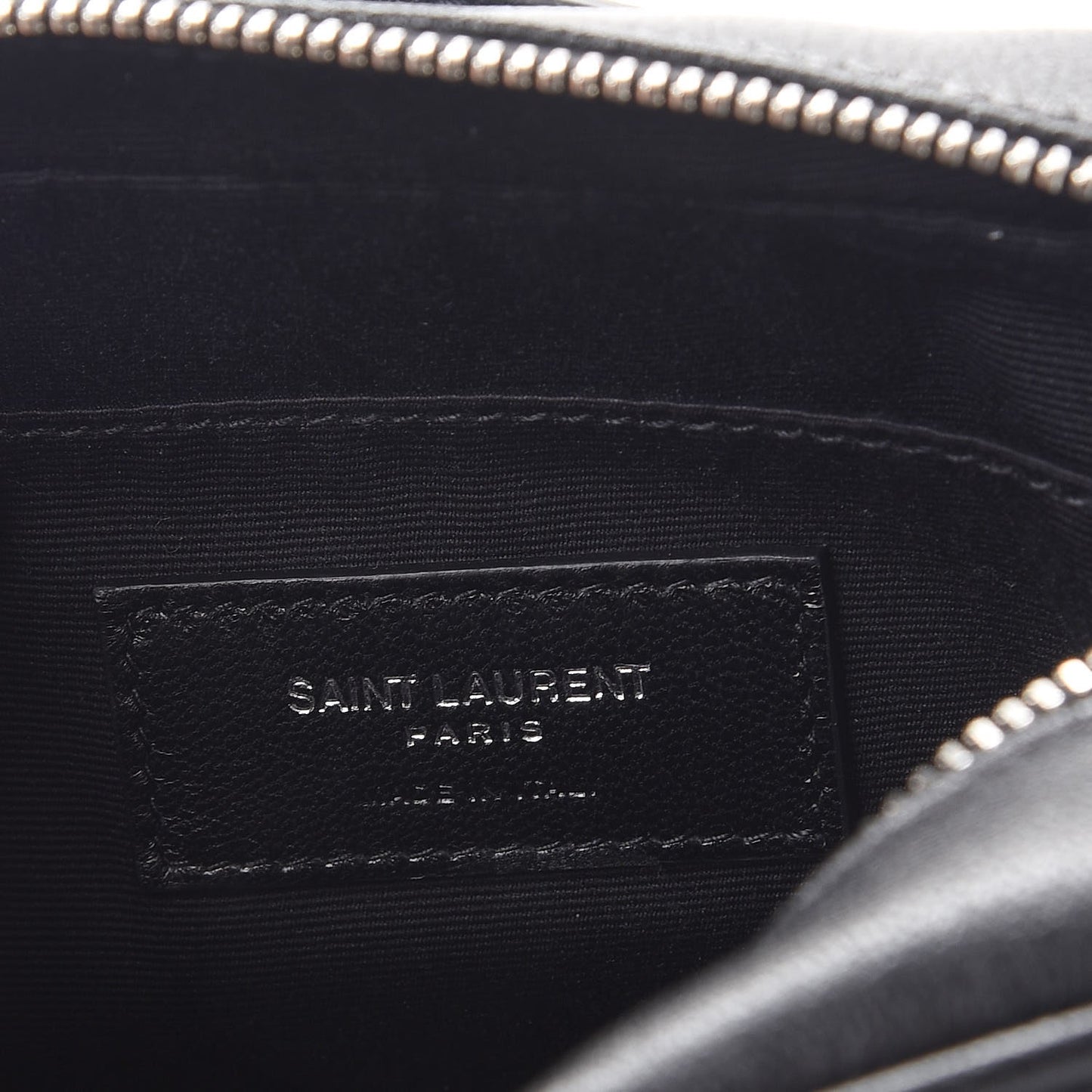 Lambskin Monogram Lou Belt Bag Black