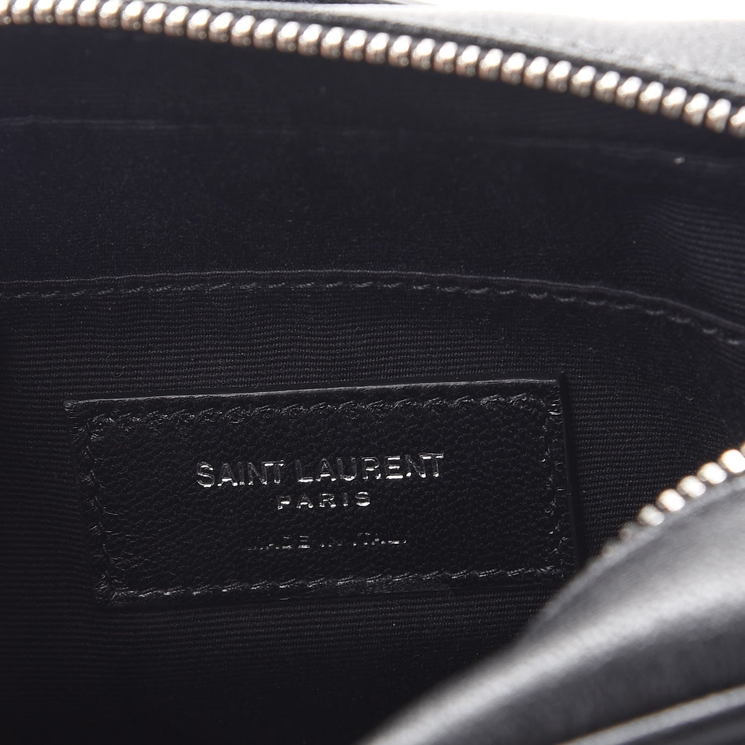 Saint Laurent Lambskin Monogram Lou Belt Bag Black 7 of 8