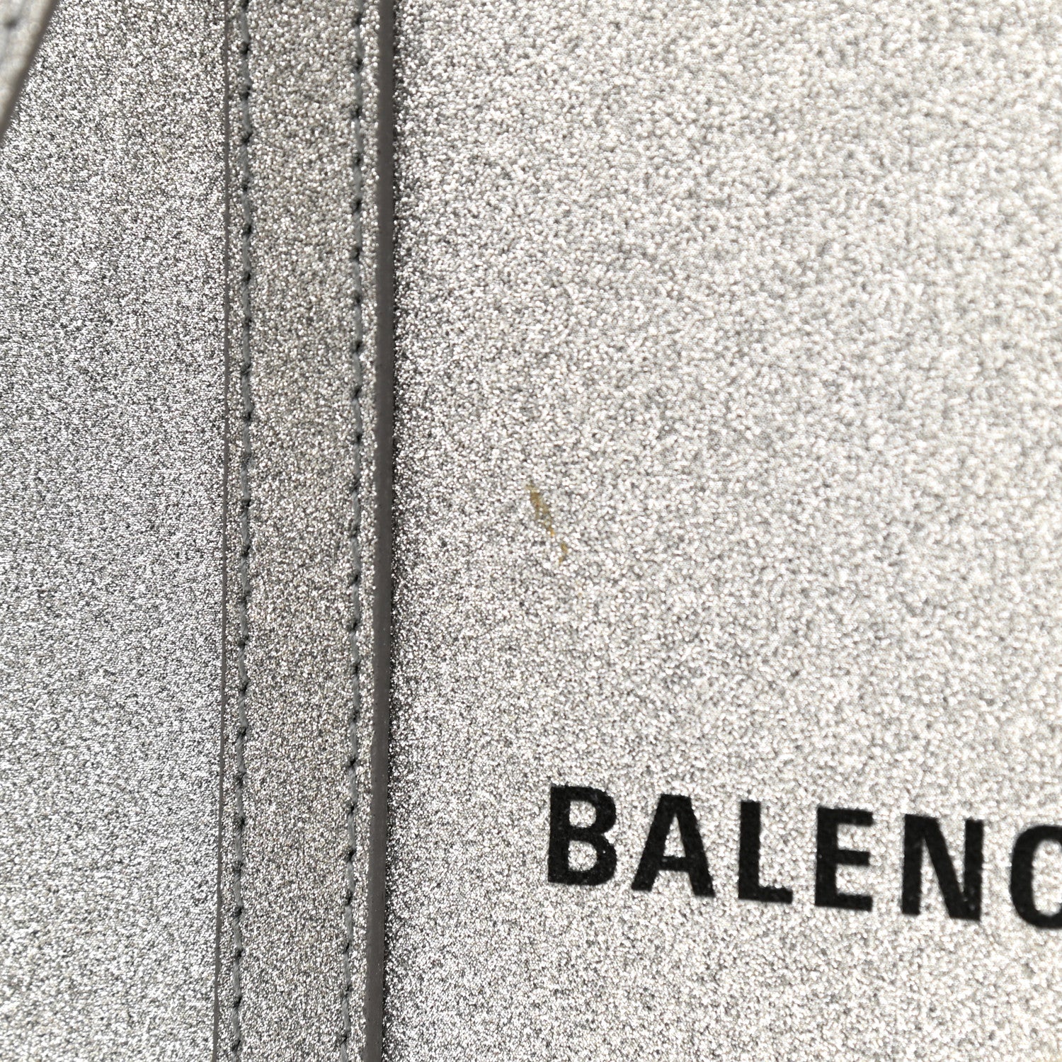 Balenciaga Glitter Calfskin XXS Everyday Tote Silver 10 of 12