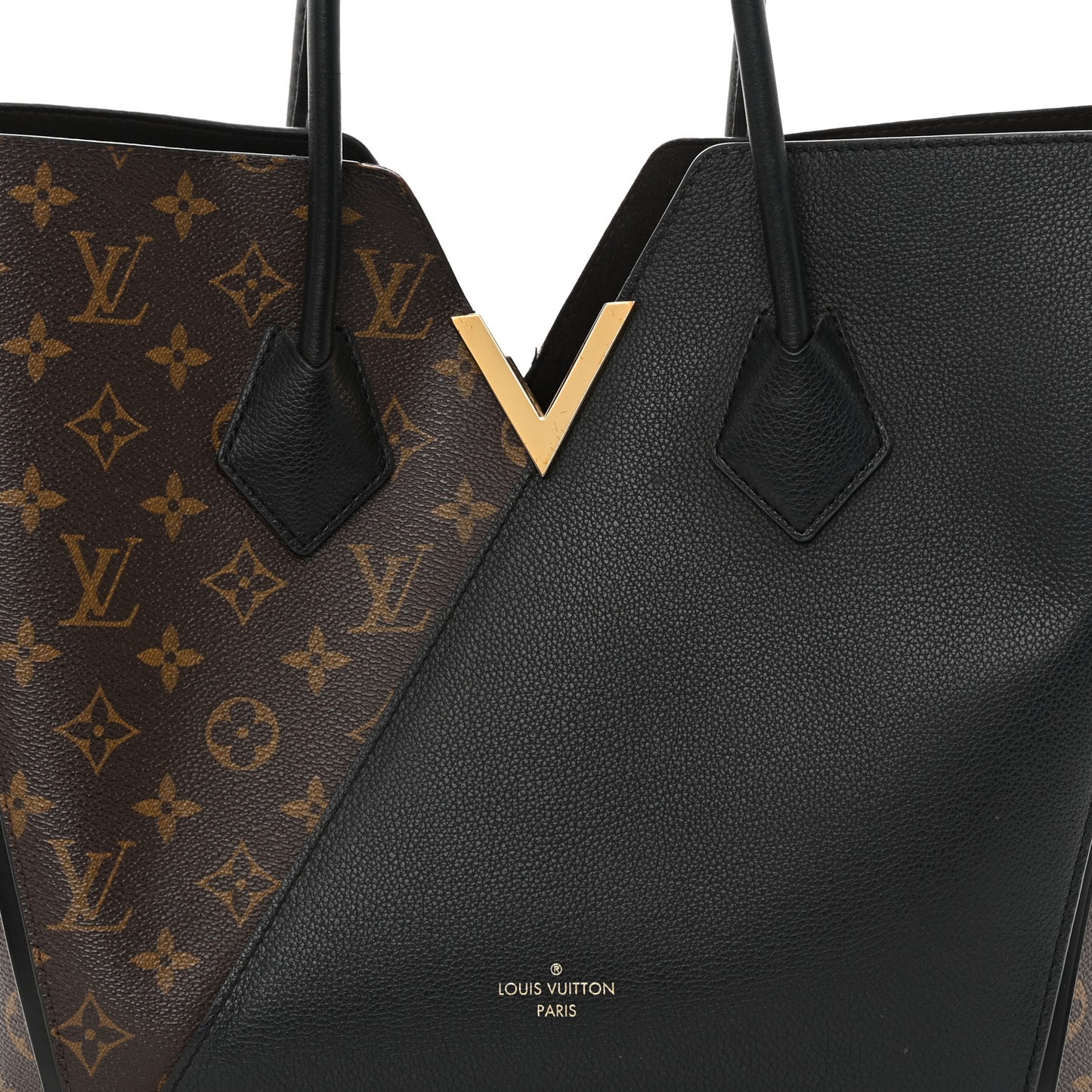 Calfskin Monogram Kimono Tote Black