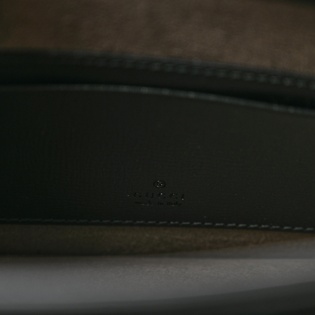 GG Supreme Monogram Canvas Interlocking G Belt Bag Black