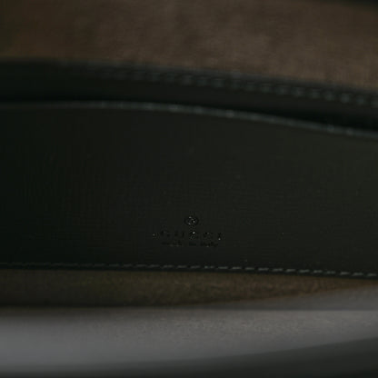 Gucci GG Supreme Monogram Canvas Interlocking G Belt Bag Black 6 of 12