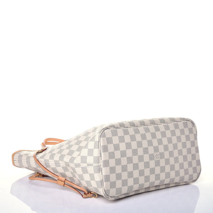 Louis Vuitton Damier Azur Neo Neverfull MM Rose Ballerine 7 of 20