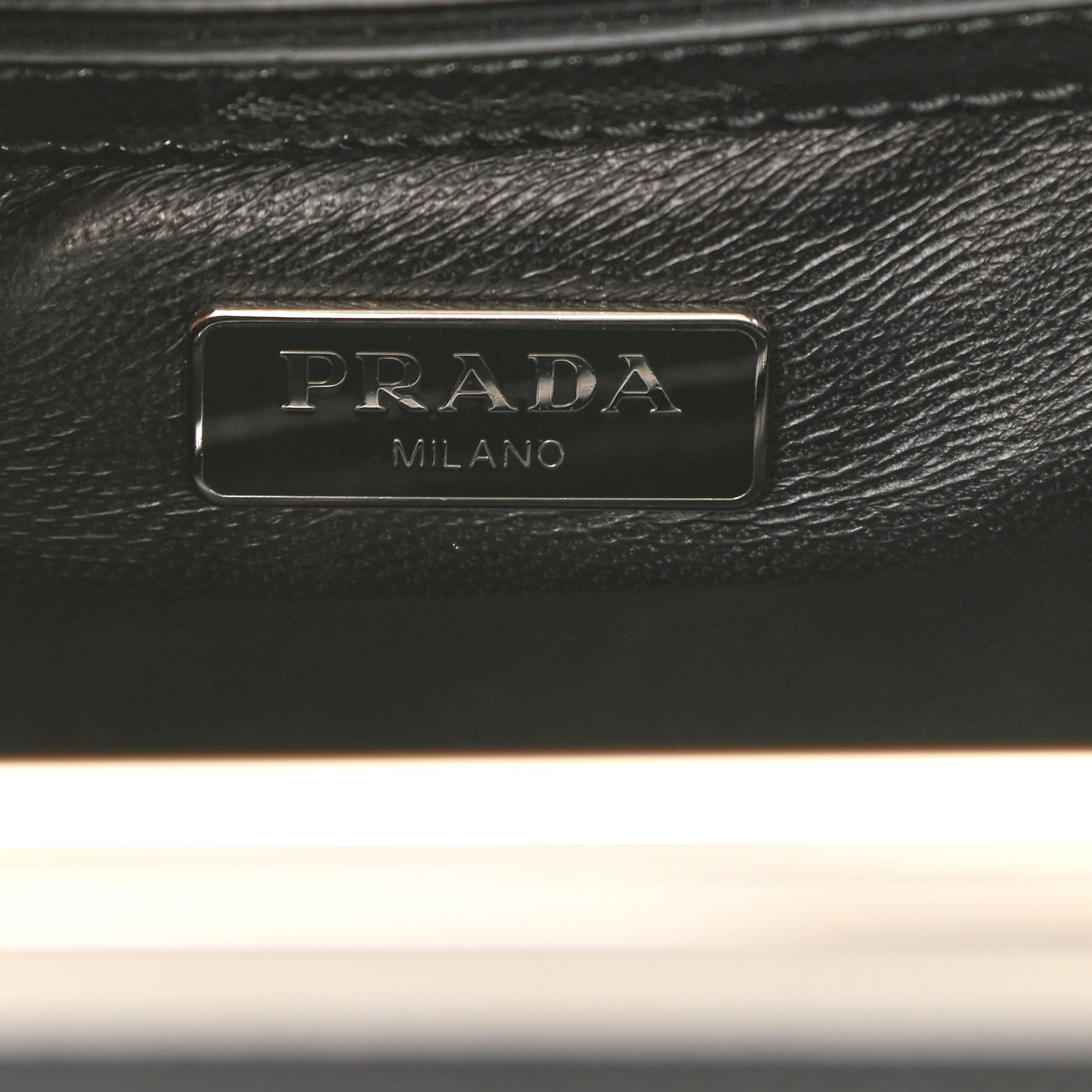 Saffiano Vernice Top Handle Bag Black
