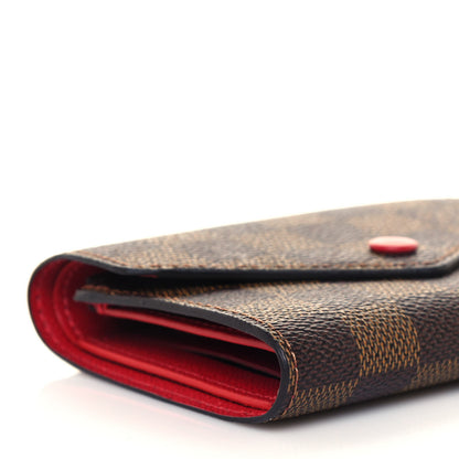 Louis Vuitton Damier Ebene Victorine Wallet Cherry 8 of 10