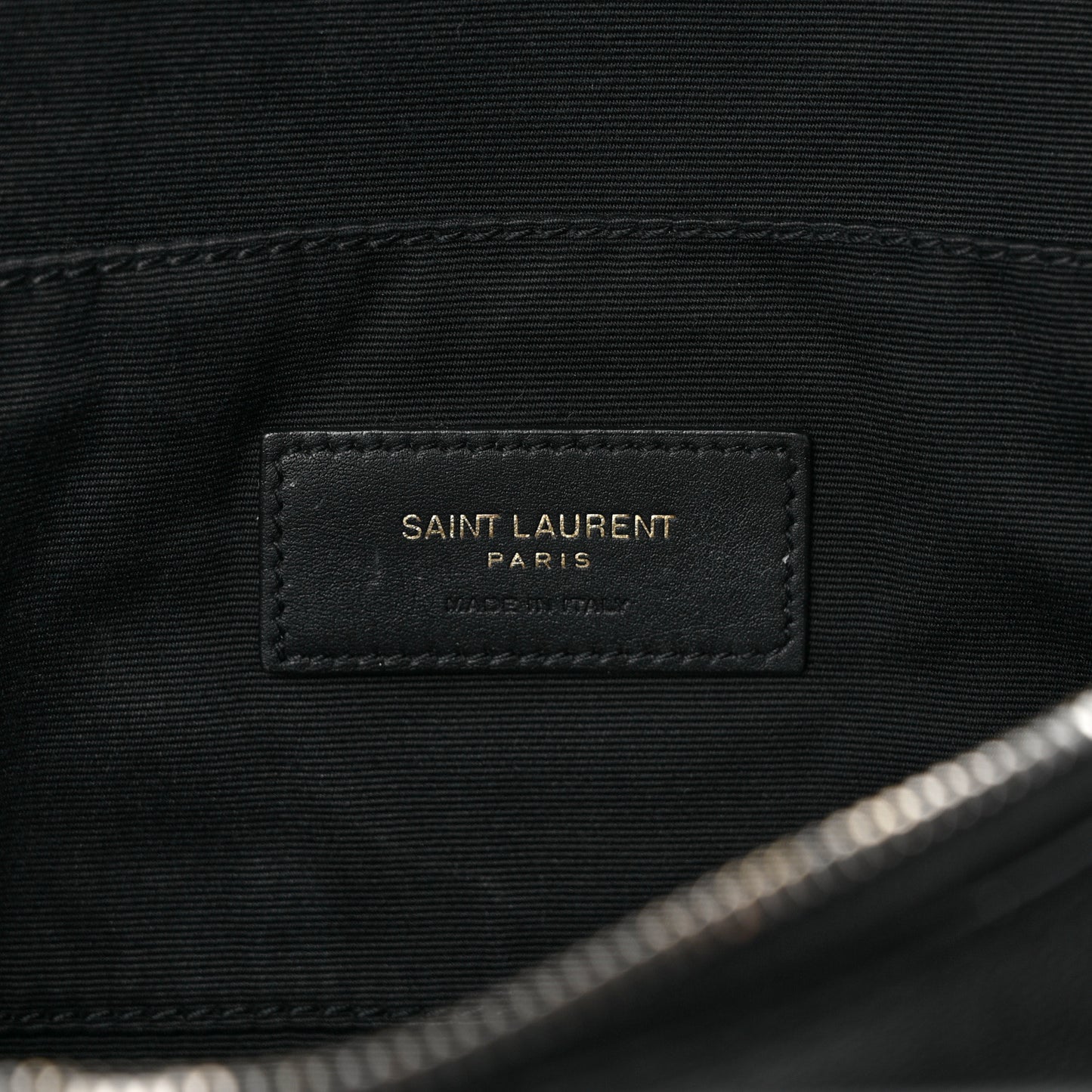 Grain De Poudre Monogram Belt Bag Black