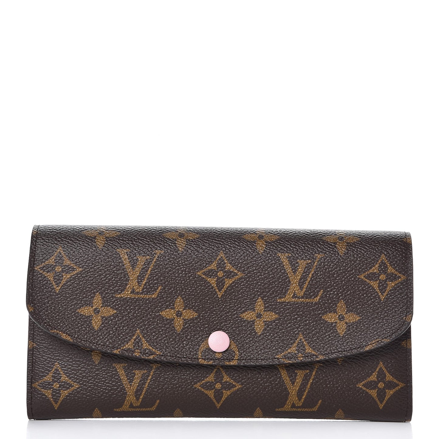 Monogram Emilie Wallet Rose Ballerine