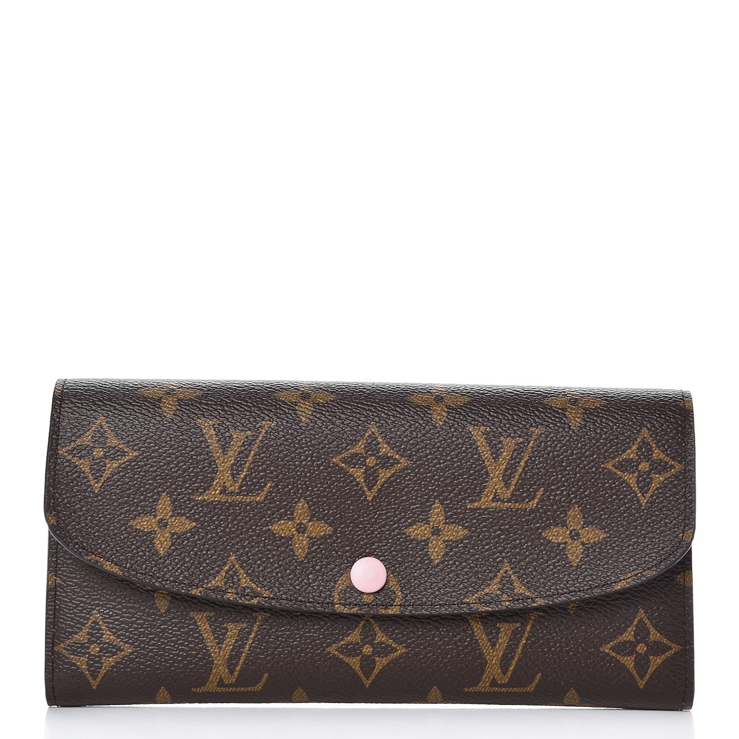Louis Vuitton Monogram Emilie Wallet Rose Ballerine 1 of 8