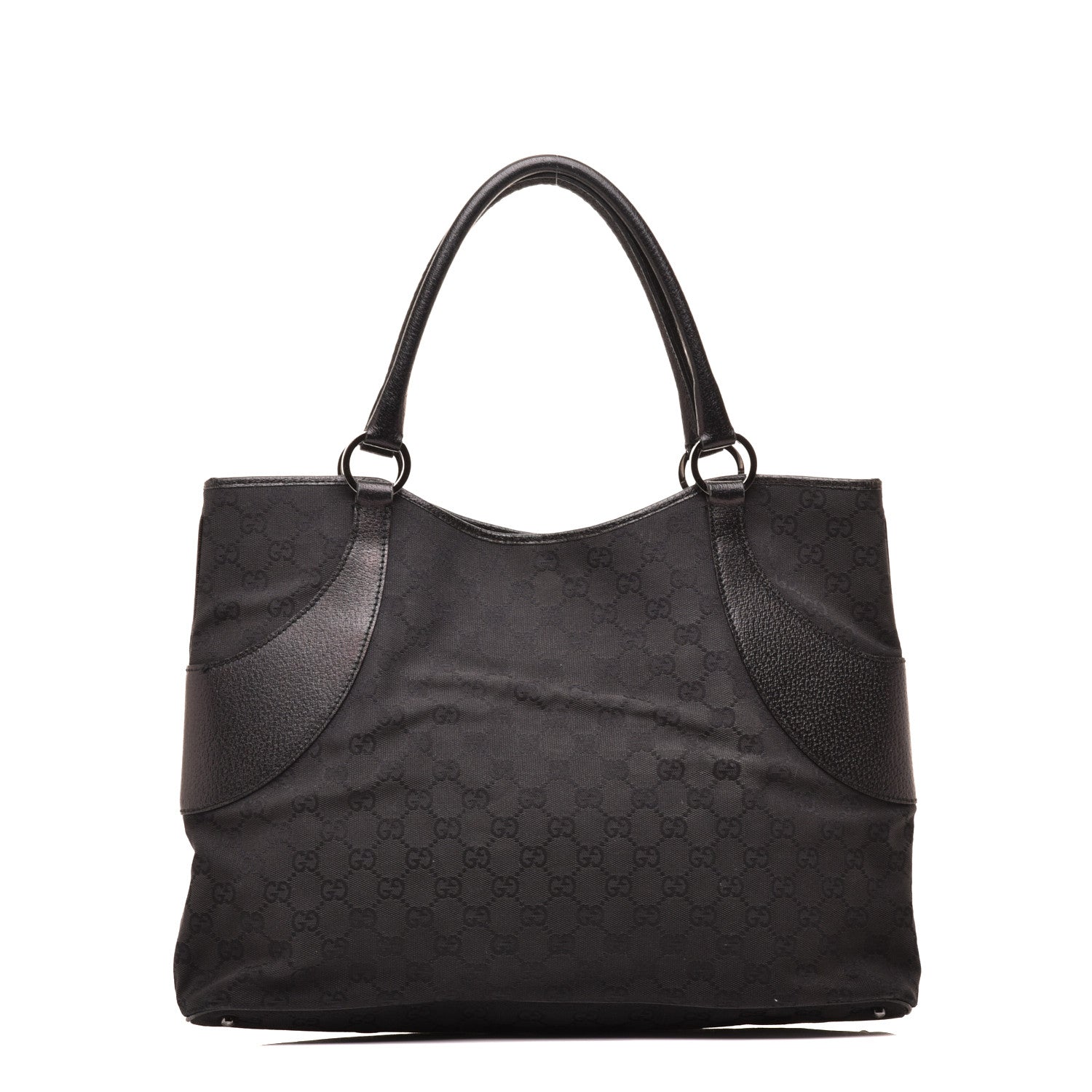 Gucci Monogram Signature GG Tote Black 1 of 9