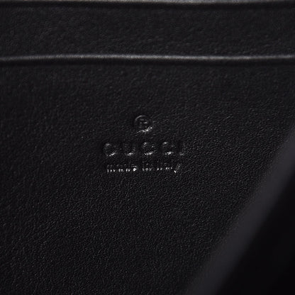 Gucci Velvet Matelasse GG Marmont Chain Wallet Black 6 of 8