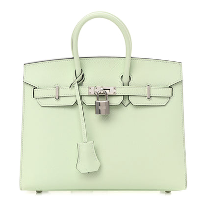 Hermes Epsom Birkin Sellier 25 Vert Fizz 1 of 13