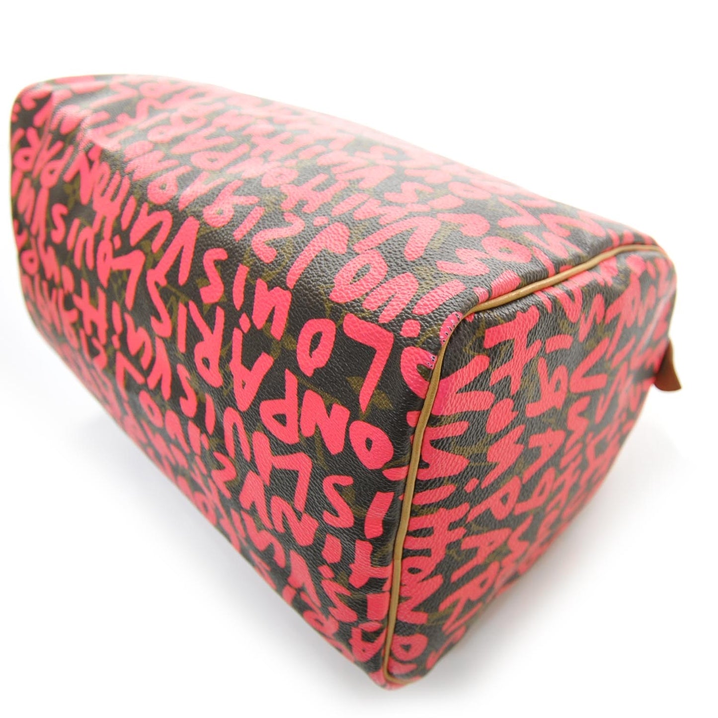 Monogram Graffiti Speedy 30 Fuchsia