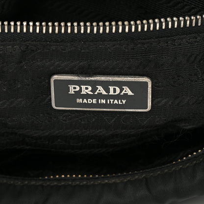 Prada Tessuto Nylon Saffiano Sacca Shoulder Bag Black 6 of 19