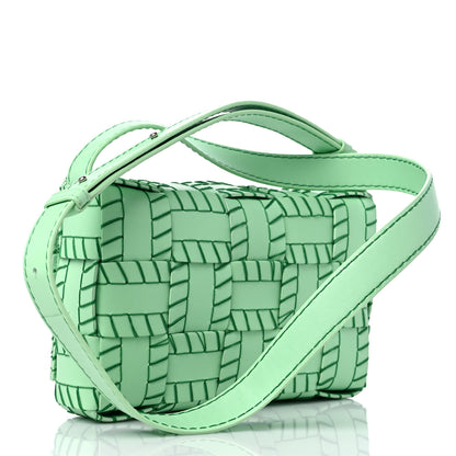 Bottega Veneta Nappa Maxi Intrecciato Overlock Stitched Cassette Crossbody Bag Parakeet 3 of 8