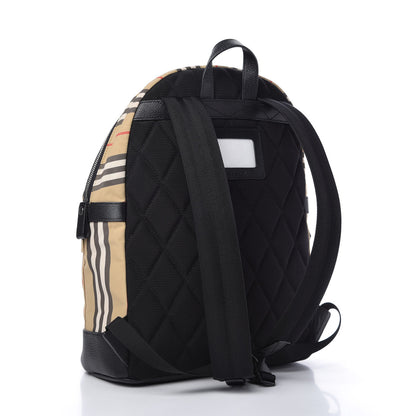 Burberry Archive Stripe Canvas Calfskin Kids Nico Backpack Archive Beige 3 of 11