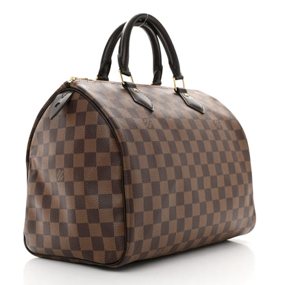Louis Vuitton Damier Ebene Speedy 30 2 of 12