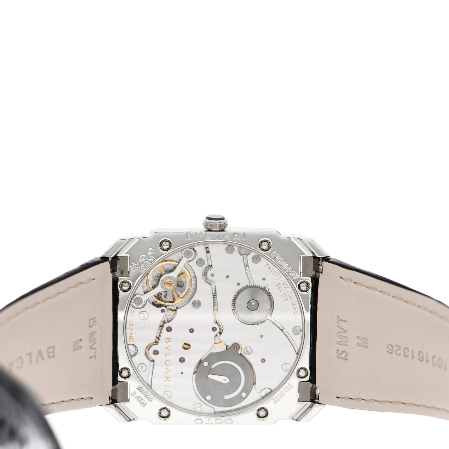 Platinum Alligator 42mm Octo Finissimo Extra Thin Automatic Watch