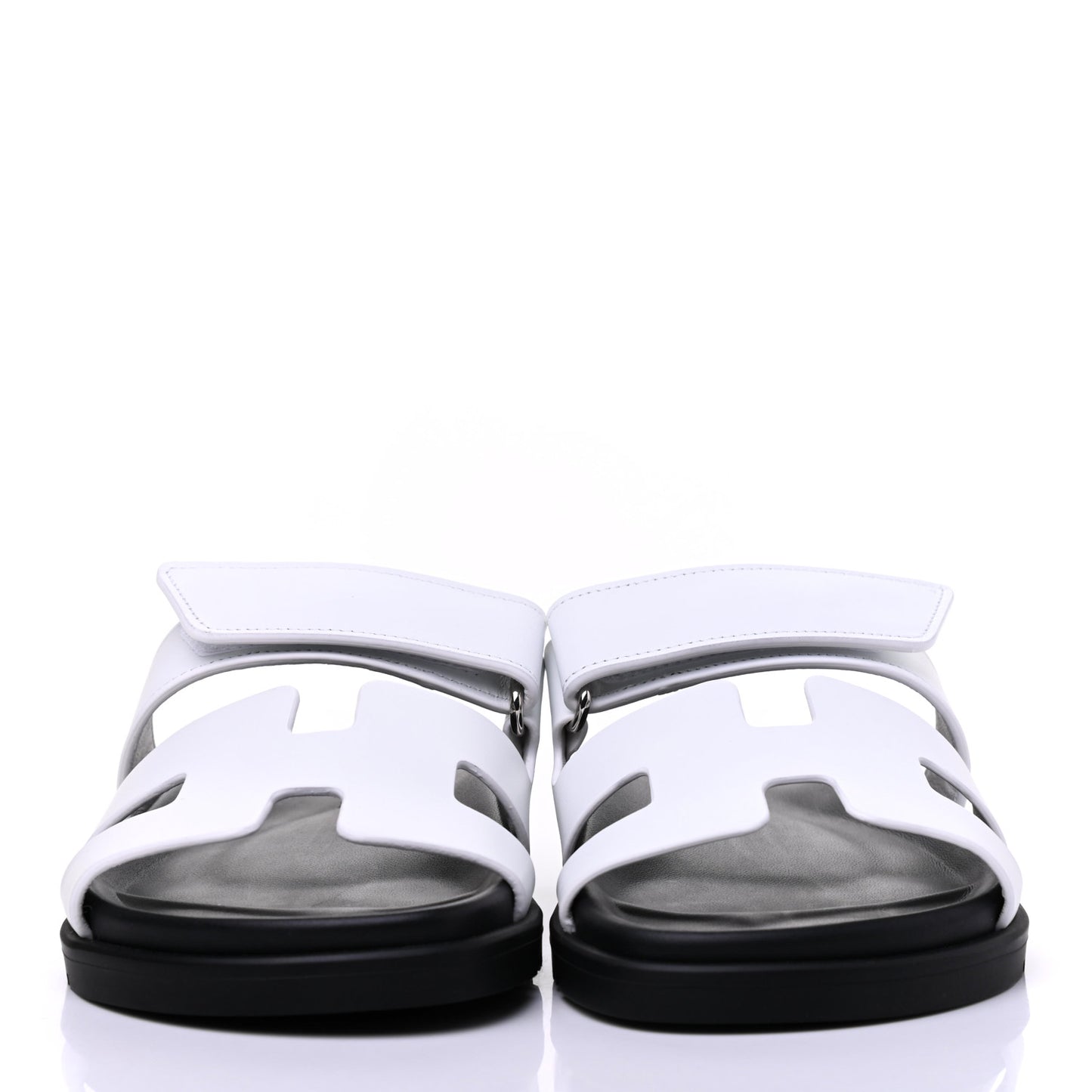 Calfskin Womens Chypre Sandals 35 White