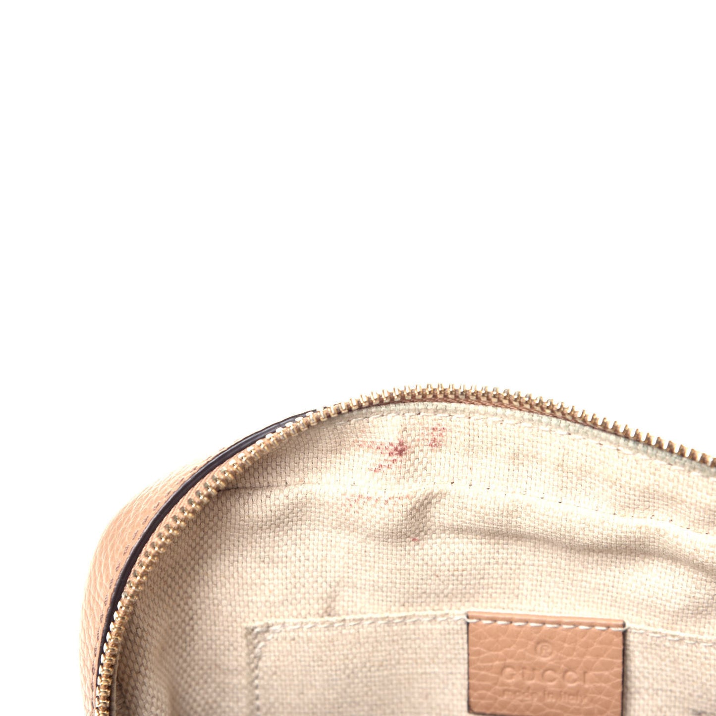 Pebbled Calfskin Small Soho Disco Bag Rose Beige