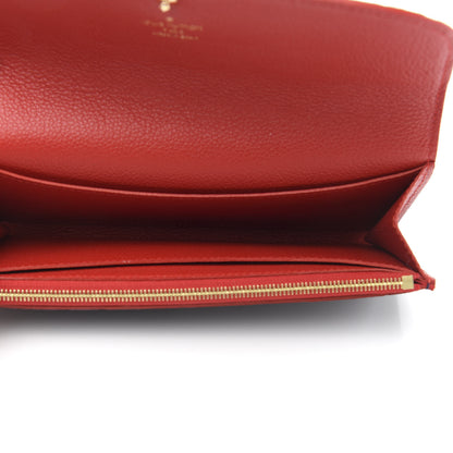 Louis Vuitton Empreinte Emilie Wallet Marine Rouge 5 of 8
