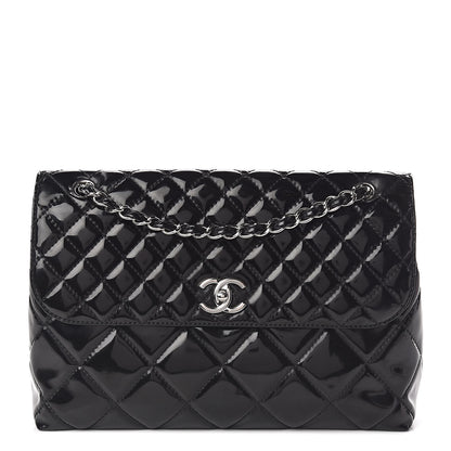 Chanel Vinyl Quilted In the Business Flap Bag Black 1 of 16