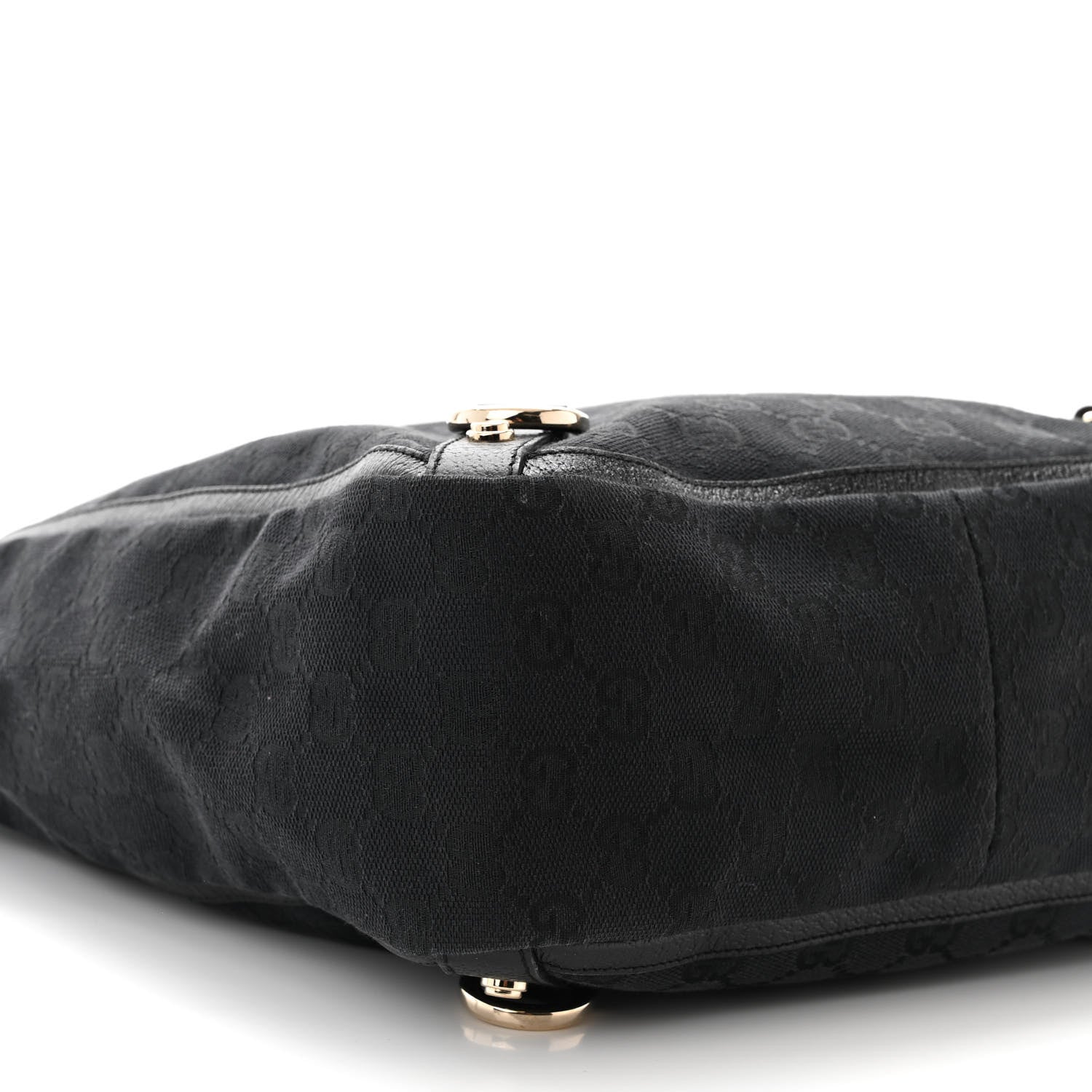 Gucci Monogram Small Abbey Tote Black 9 of 10
