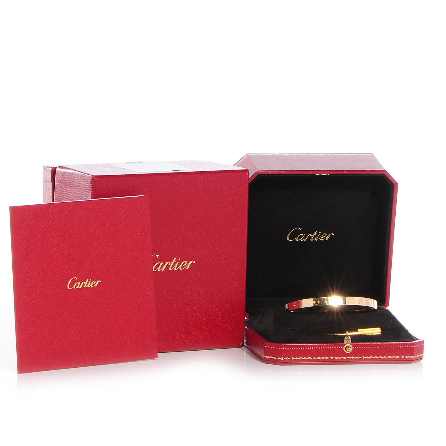 18K Yellow Gold LOVE Bracelet 20