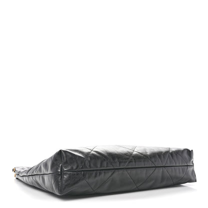Chanel Shiny Calfskin Quilted Chanel 22 Black 5 of 12