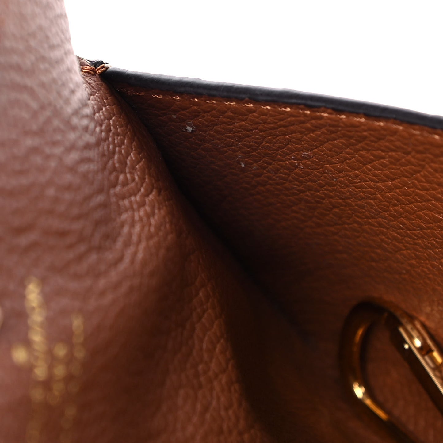 Empreinte Monogram Giant Wild At Heart Key Pouch Caramel