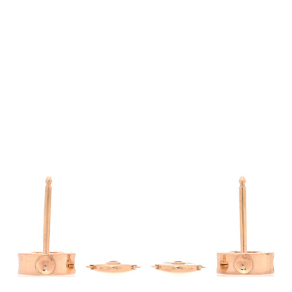 Louis Vuitton 18K Pink Gold Empreinte Ear Studs Earrings 3 of 5