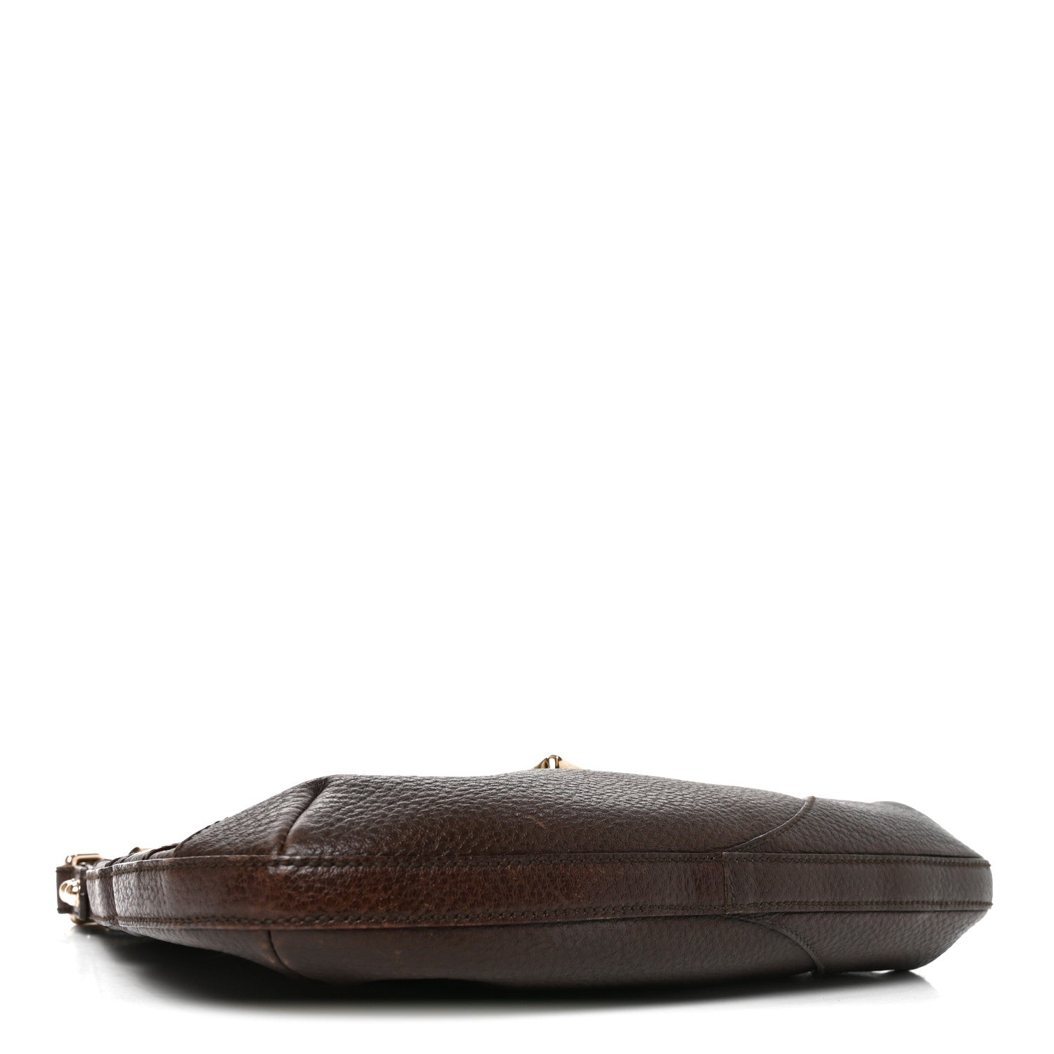 Gucci Grained Calfskin Hasler Hobo Brown 4 of 10