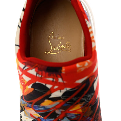 Christian Louboutin Neoprene Sock Space Run Donna Flat Sneakers 39 Multicolor 7 of 12