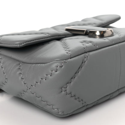 Marc Jacobs Calfskin Quilted The J Marc Shoulder Bag Wolf Grey 7 of 8