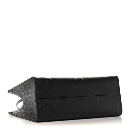 Louis Vuitton Empreinte Monogram Giant Onthego MM Black 4 of 10