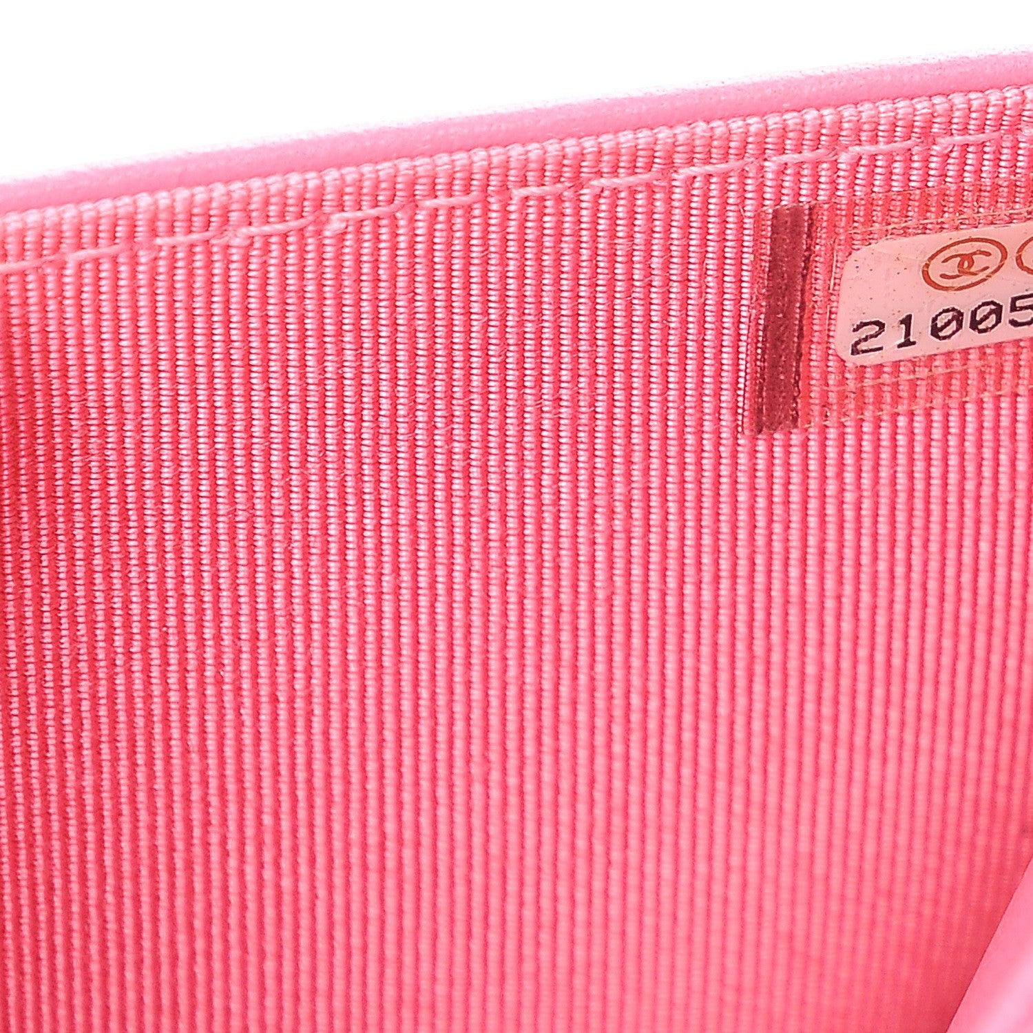 Chanel Faded Lambskin Quilted Zephyr Wallet on Chain WOC Dark Pink 9 of 10