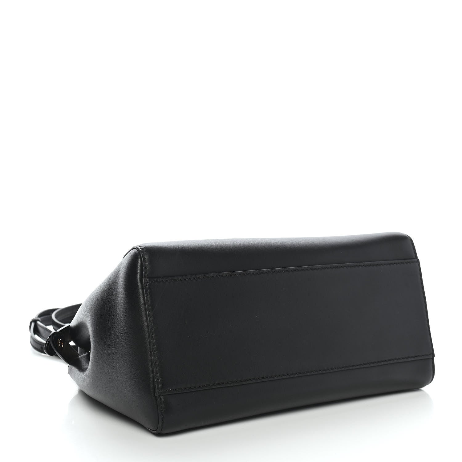 Fendi Nappa Mini Peekaboo Iconic Satchel Black 4 of 9