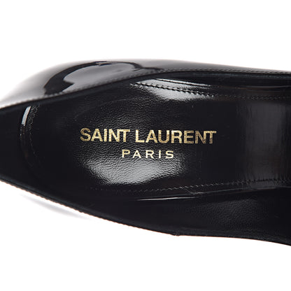 Saint Laurent Patent Calfskin Zoe 105 Pump 39 Black 5 of 8