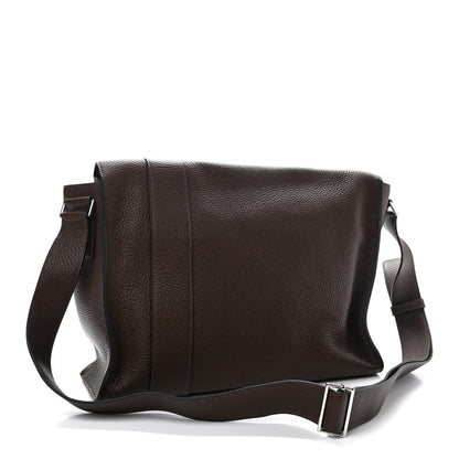 Hermes Taurillon Clemence Alfred 35 Chocolate 3 of 9
