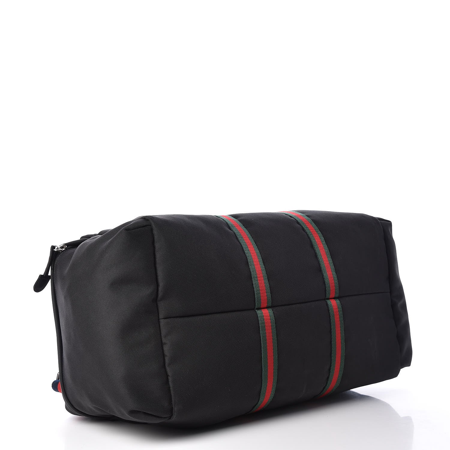 Gucci Technical Canvas Web Duffle Bag Black 4 of 11