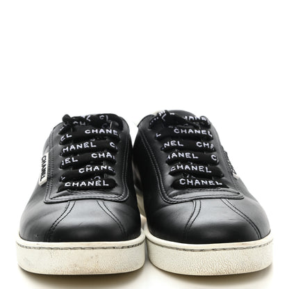Chanel Calfskin CC Womens Sneakers 36 Black 2 of 8