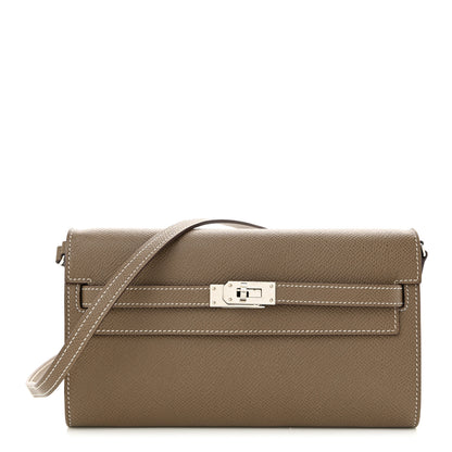 Hermes Epsom Kelly Wallet To Go Etoupe 1 of 10