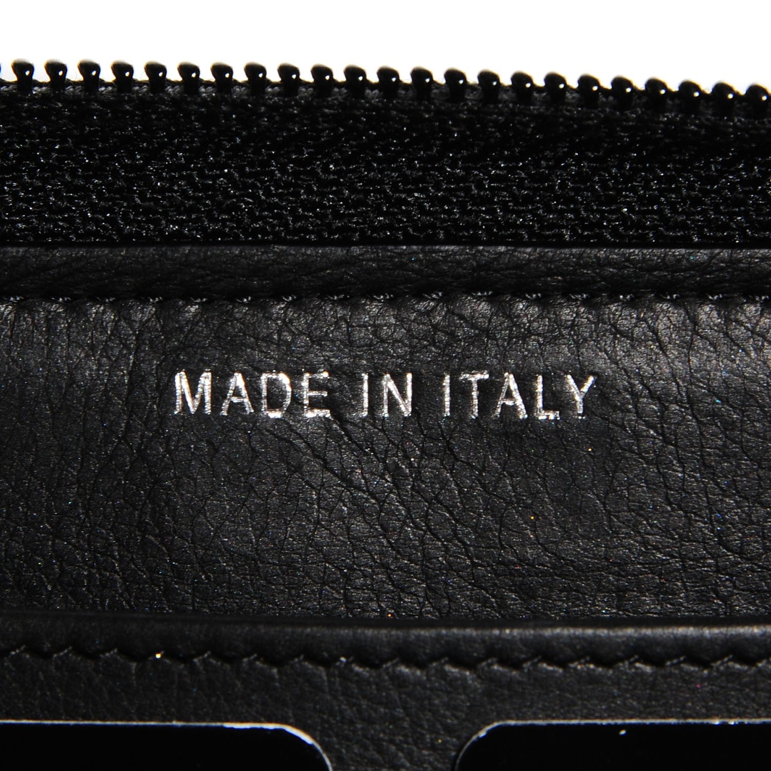 Chanel Calfskin Chevron Zip Around Boy Wallet Black 7 of 8